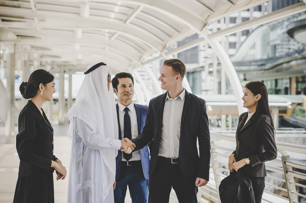 MAIT team meeting a client in the UAE