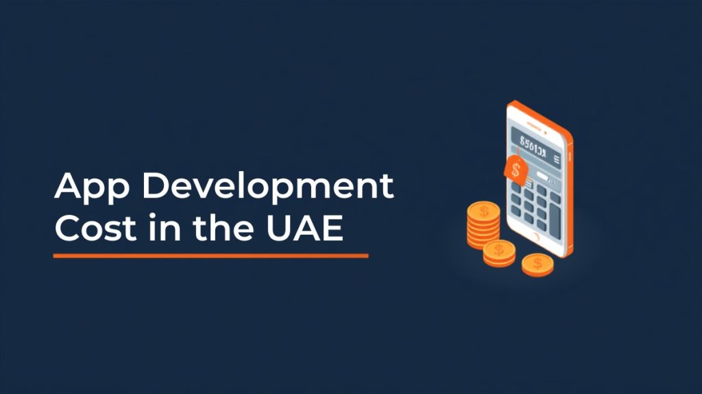 Blog banner for app development cost in the UAE guide