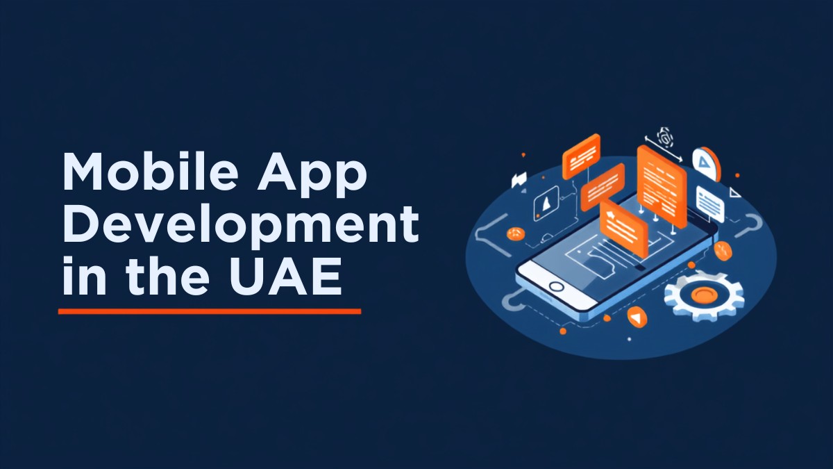 Blog banner for mobile app development guide for UAE businesses